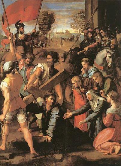 RAFFAELLO Sanzio Christ Falls on the Way to Calvary oil painting image